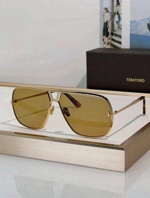 Tom Ford Aviator Gold Frame Brown Lens Sunglasses Free Shipping