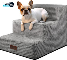 Dog Stairs for Small Dogs 3 Step Non Slip Pet Stairs for Couch Sofa and Chair