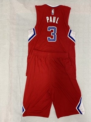 Adidas NBA Clippers Chris Paul #3 Jersey + Shorts Red / Size 164