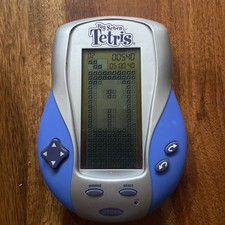 Radica Big Screen Portable Tetris Handheld Electronic Game 2002 TESTED WORKS