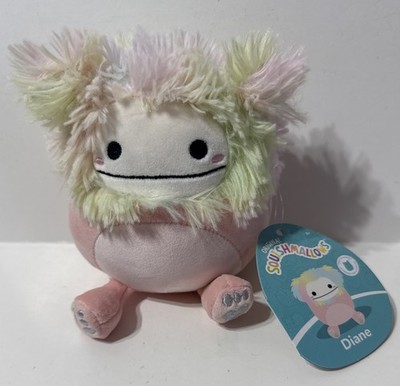 Squishmallow Diane the Bigfoot 5 Inch Plush Pink Pastel Rainbow 2023 Kellytoy
