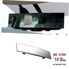 Rear View Mirror For Car Mirrors Universal 12 Inch Interior Clip On White