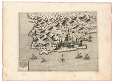 c. 1573 Pinargenti Lafreri Mappa Scuola di Durazzo (Durrazzo), Albania