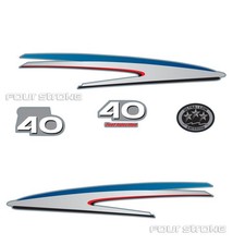 Replace Yamaha 40 HK four stroke Påhengsmotor   Top Cowl Cove Klistremerker Sticker Kit