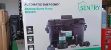 Basement Sentry STBB100 Backup Sump Pump System Automatic Emergency 29 GPM