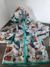 Brand New Boys Dinosaur 4/5 Rain Jacket Heavyweight Thick Quality