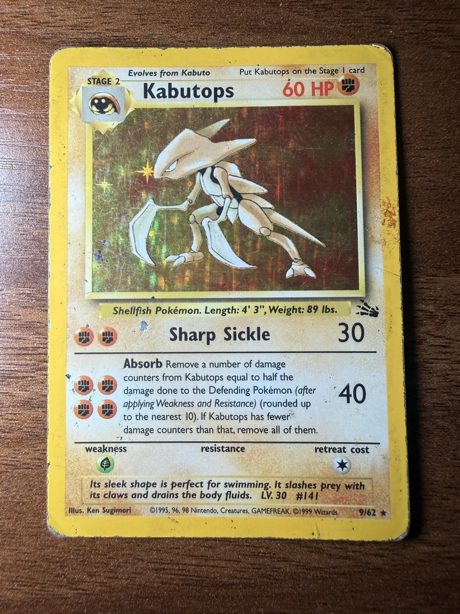 Kabutops Pokémon TCG Cards for sale | eBay