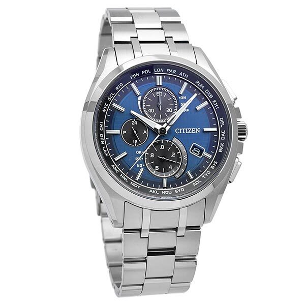 CITIZEN ATTESA AT8040-57L シチズン アテッサ CITIZEN ATTESA AT8040-57L Blue Eco-Drive Men's Watch New in Box | eBay