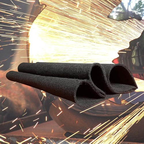 Welding Blanket Fireproof Tarp Heat Resistant Material Up 12X27 Inches, Black - Picture 5 of 7