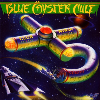 BLUE OYSTER CULT Club Ninja BANNER 3x3 Ft Fabric Poster Tapestry