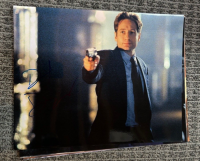 【モルダー捜査官】X Files ／David Duchovny Auto! David Duchovny signed autographed 11x14 photo X-Files Fox Mulder