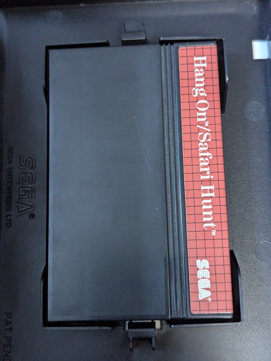 Hang-On / Safari Hunt (Sega Master System) No Manual Original Case