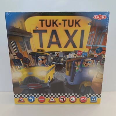 Tuk-Tuk Taxi Brettspiel von Tactic Hey Taxi! Neu Versiegelt 