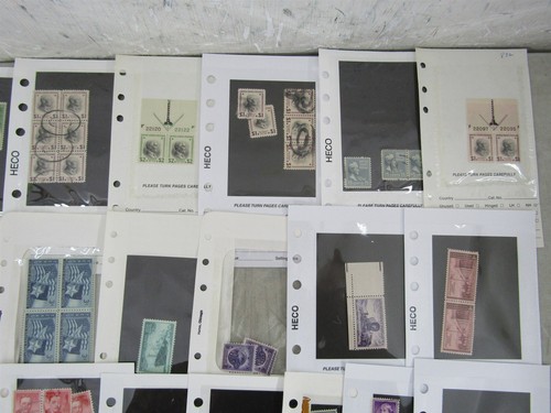 Nystamps US much mint NH old stamp & block collection high cost m3qf - Picture 4 of 11