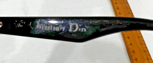 Vintage Christian Dior Sunglasses – Oversized Amber Frame 70s 80s Glam - Picture 8 of 14