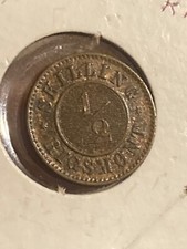 Denmark 1/2 Skilling Rigsmont 1857, Frederik VII