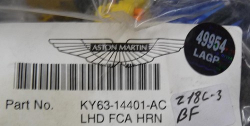 19-21 Aston Martin Vantage LHD FCA Body Wire Wiring Harness KY63-14401-AC - Picture 7 of 7