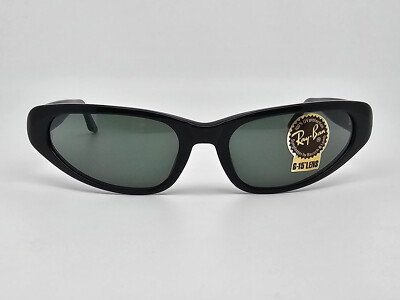 Ray-Ban B&L W1924 XXAO Black Frame G-15 Green Glass Lens Cat Eye