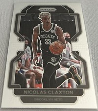 2021-22 Panini Prizm Basketball Nicolas Claxton Brooklyn Nets base card #38
