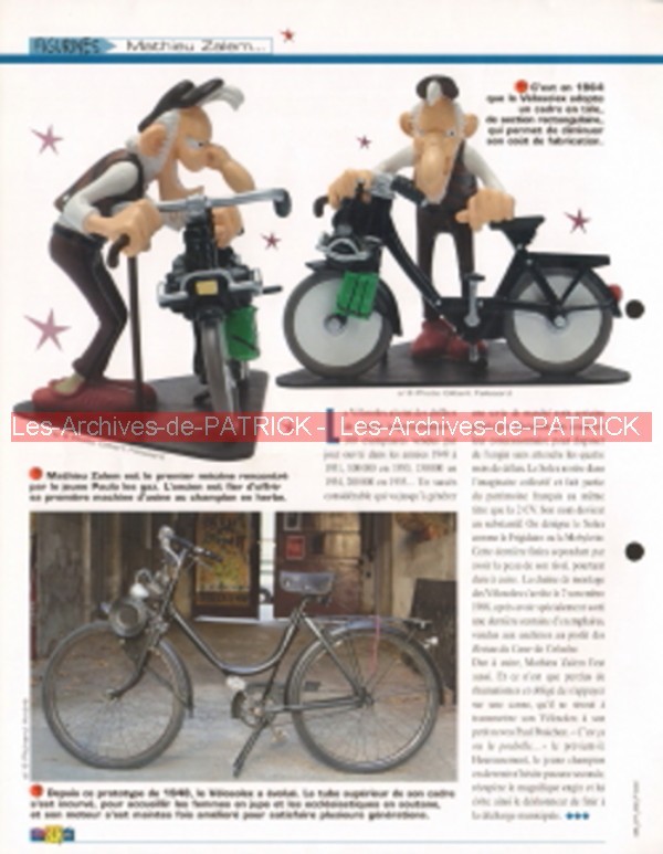 Moto HACHETTE Joe Bar Team 1/18 - VELOSOLEX 1964 - Mathieu Zalem - Neuve En Boîte
