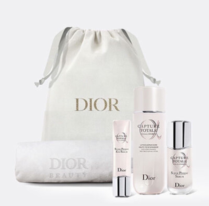 DIOR CAPTURE TOTALE 5-Pcs Full Size Skincare Set Eye Serum, Le