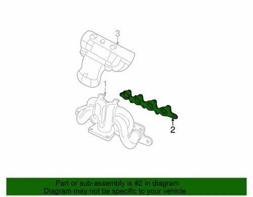 OEM NUEVO 85-04 Ford Focus Mercury Tracer Escort SE Sedán Vagón Junta F6CZ9448AC Foto 2 de 2