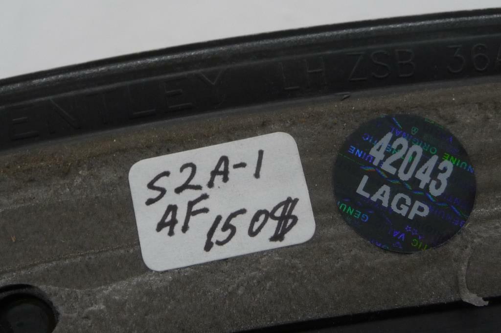 17-19 Bentley Bentayga Rear Left Door Arch Cover Trim Moulding 36A854829 OEM A1