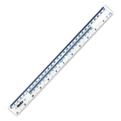 Helix 30cm/12 Inch Clear Plastic Rulers Singles or Pack of 10