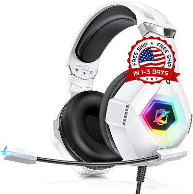 Audifonos Gamer con Microfono Para PS4 Xbox PC Nintendo Switch