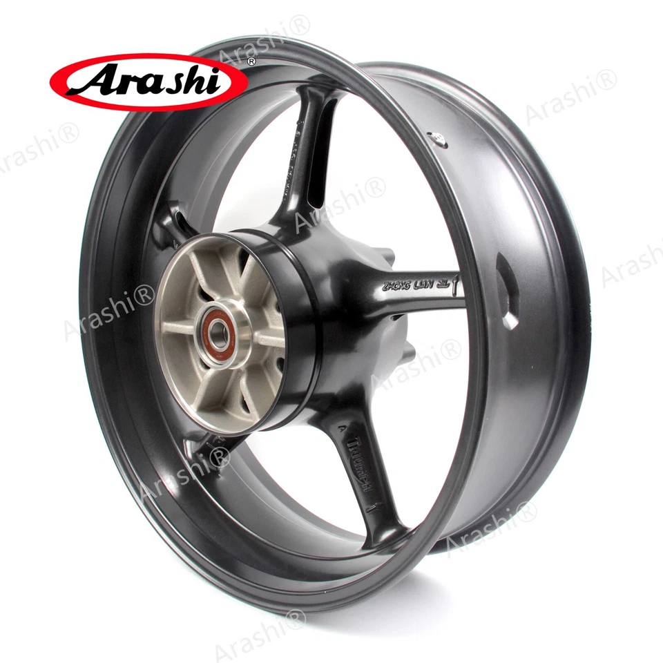For Triumph Street Triple 675 R 2009-2012 675R BLACK Rear Wheel Rim 17x5.5'' - Image 3 of 4
