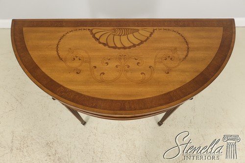 L55473EC: CENTURY Satinwood Mahogany Adams Style Console Table - Picture 2 of 11