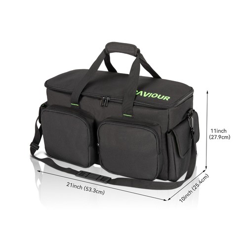 Saviour DJ Cable File Bag, Detachable Padded Bottom and Dividers, Travel Gig - Picture 6 of 7