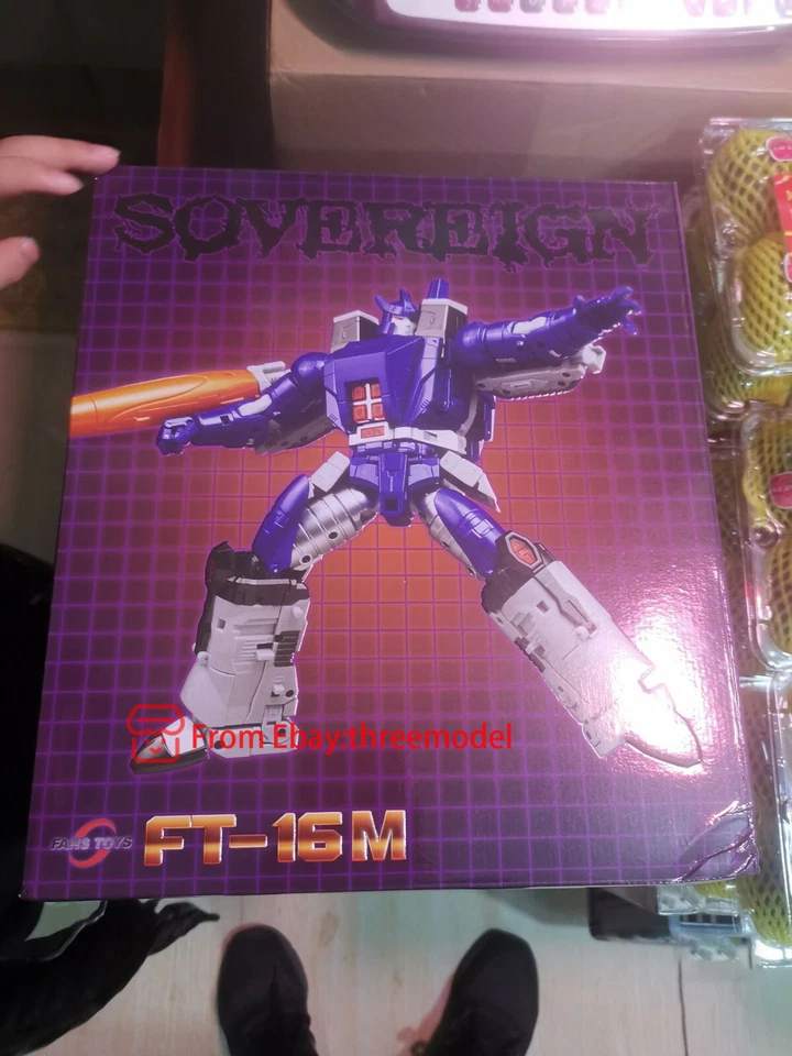 FansToys MP FT-16M FT16M Metal Colour Sovereign Galvatron Action Figure In Stock - Image 2 of 4