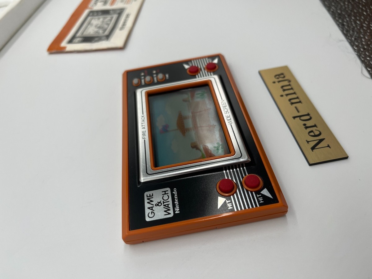 Nintendo Game & Watch WS Fire Attack ID-29 Made in Japan 1981