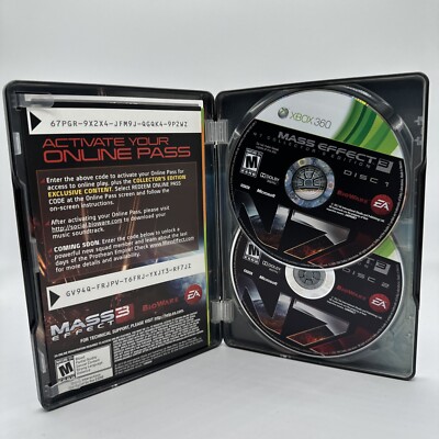 Mass Effect 3 Edition Collector Steelbook – Xbox 360 – Jeu En Français