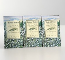 Vintage Woods of Windsor Soap: Lily Of The Valley Fine English Soap set of 3 NOS