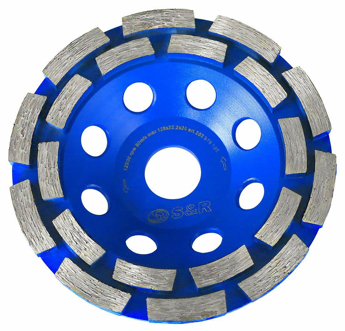 Disque diamant 125 meuler béton et pierre pour égaliser une dalle extérieure