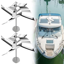 2PCS Reflective Wind Bird Repellent Spinners 360° Rotating Outdoor Pest Control