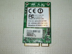 Notebook Laptop Acer TravelMate 7520 G WLan Karte Broadcom BCM94311MCG