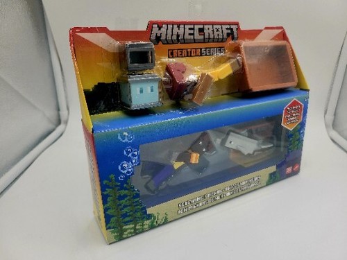 Minecraft Creator Series Seafaring Friends Mattel Mojang Personajes - Imagen 2 de 4