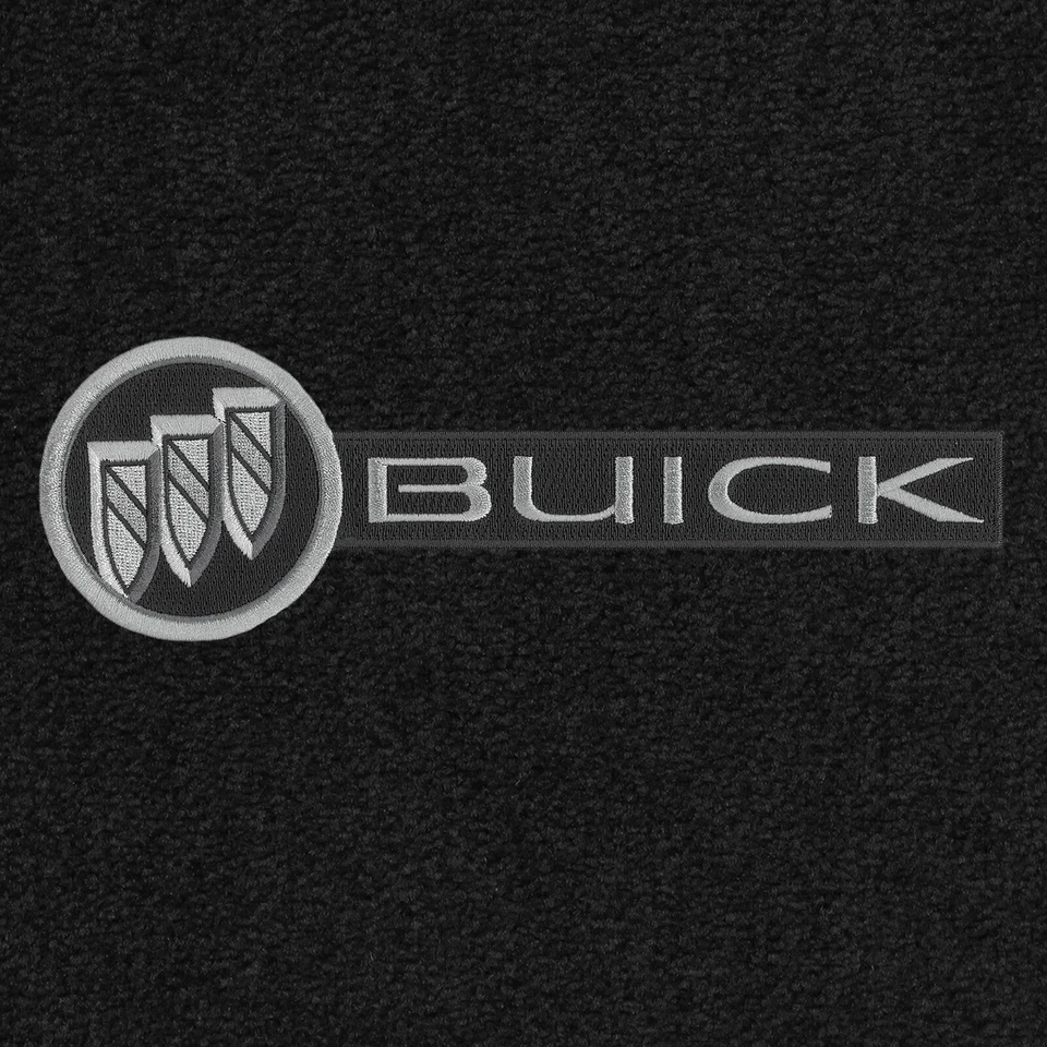 Lloyd Mats Velourtex Buick LaCrosse Shield & Word Front Floor Mats (2005-2016) - Image 3 of 4