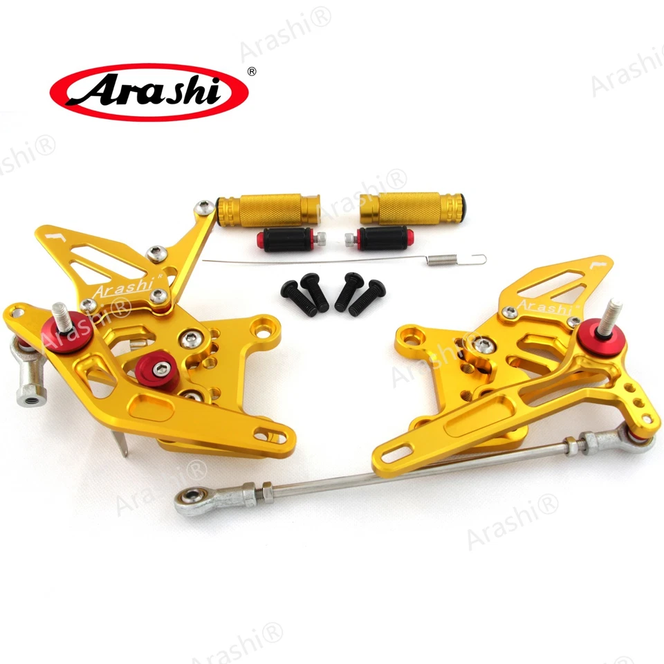 Juego de estriberas traseras para Triumph Speed Triple 1050 R 2005 2006 2007 2008 2009 2010 Foto 4 de 4