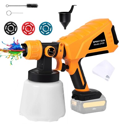 Brushless Farbspritzgerät Spritzpistole Airless Handgerät für Dewalt Akku