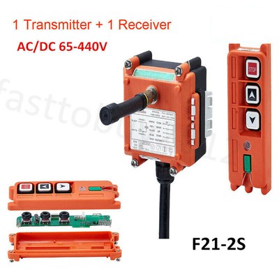 Transmitter Hoist Crane Radio Wireless Industrial Remote Control With Safety Key