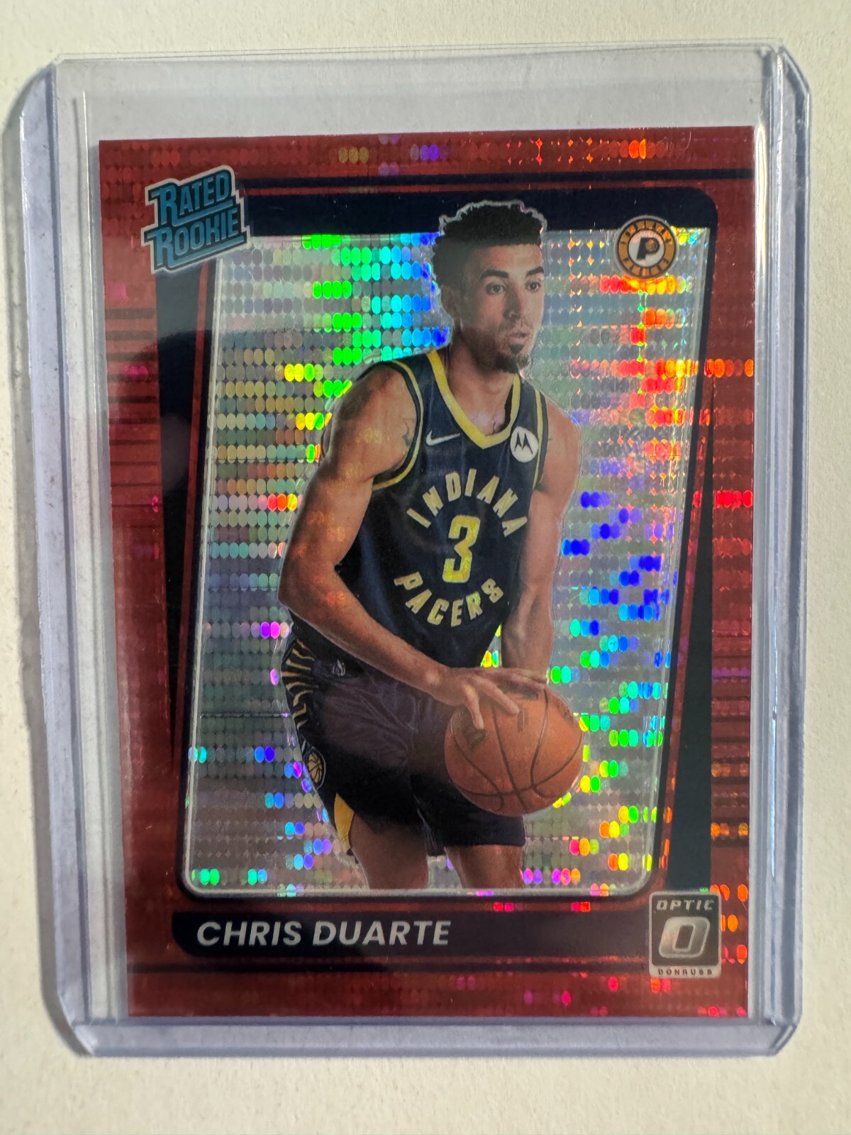 K227,757 - 2021-22 Donruss Optic Red Pulsar #173 Chris Duarte