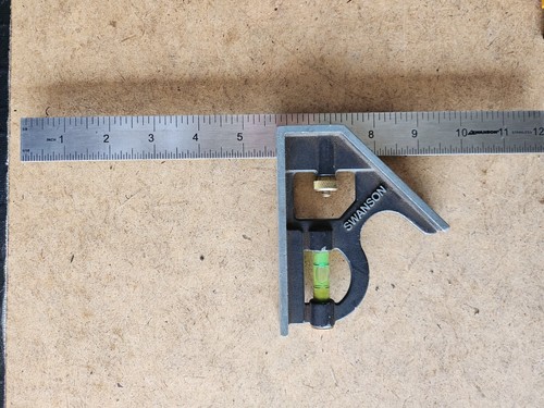 Swanson Combination Square Angle Level Measuring Tool 12" (SH 9-1) - Picture 2 of 2