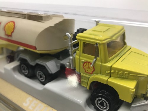 MAJORETTE 140 SCANIA TORPEDO SHELL TANKER TRAILER -L24.0cm- GOOD IN BLISTER - Picture 5 of 13