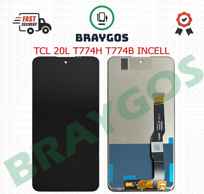 For TCL 20L T774H T774B Touch Screen Digitizer LCD Display Assembly Replacement