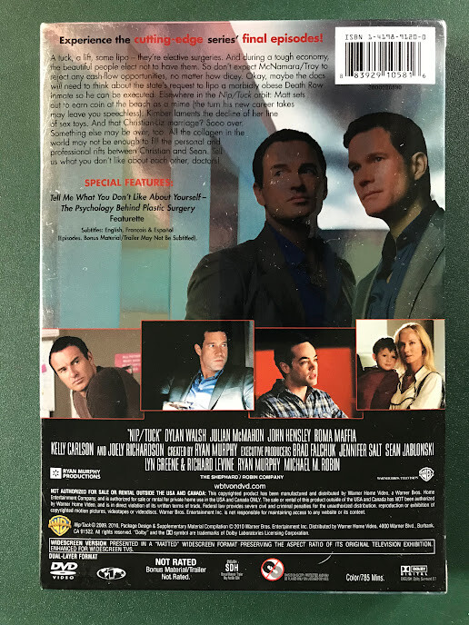 Nip/Tuck, Season Six (5 DVDs + Slipcover) MINT CONDITION, SEALED