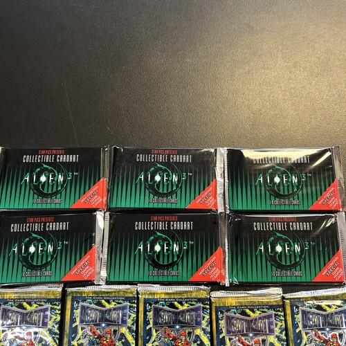 Lot Of 6 Alien 3 Sealed Packs And 10 Sealed Packs Of Deathmate Cards. - Picture 3 of 7